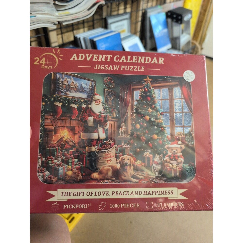 Pickforu Advent Calendar Jigsaw Puzzle 1000 Pieces